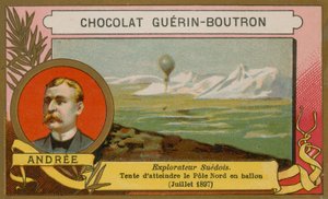 Salomon August Andree, svensk oppdagelsesreisende fra 1800-tallet av French School