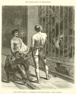 Salong fra 1861, maleri, Les Belluaires (gravering) av French School