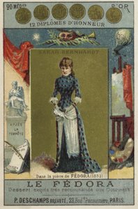 Sarah Bernhardt , fransk skuespillerinne av French School