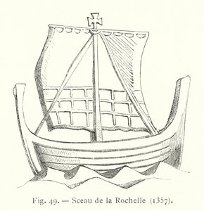 Segl fra La Rochelle av French School