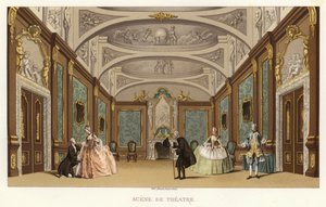 Scene de Theatre av French School