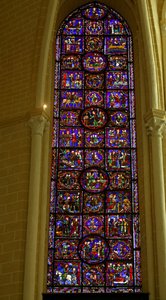 Scene fra St. Martins liv, katedralen i Chartres av French School