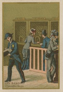 Scene i en bank av French School