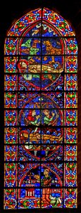 Scener angående St Vincents død; giver Petrus Baillart (w110) av French School