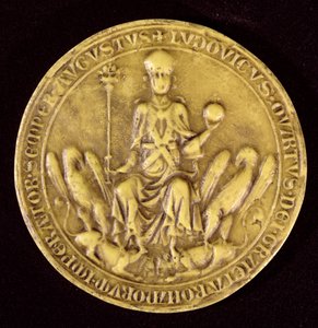 Segl til Louis IV de Baviere (1287-1347) 1200-1400-tallet av French School