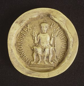 Segl fra Philippe I (1052-1108) 1082 (voks) av French School