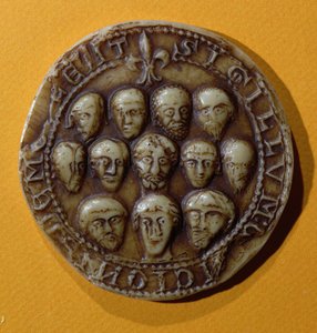 Segl fra rådet til Meulan kommune, 1195 (voks) av French School