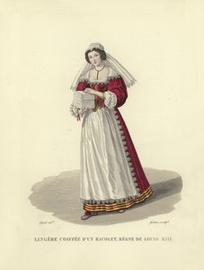 Syerske iført kappe, regjering av Ludvig XIII av Frankrike av French School