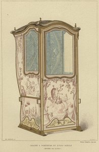 Sedan stol, 1700-tallet av French School
