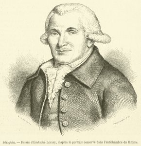 Seraphin (gravering) av French School