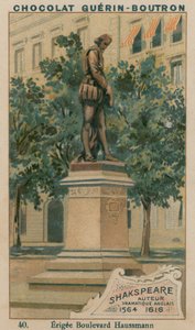 Shakespeare, forfatter, engelsk drama, 1564-1616, Erigee Boulevard Haussmann av French School