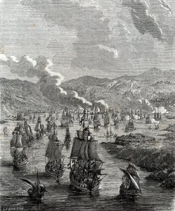 Beleiringen av Toulon fant sted mellom 29. juli og 21. august 1707 under den spanske arvefølgekrigen da en alliert land- og sjøstyrke beleiret den franske marinebasen i Toulon (gravering) av French School