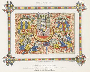 Beleiring av byen Tyrus av French School