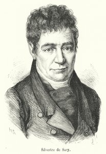 Silvestre de Sacy (gravering) av French School