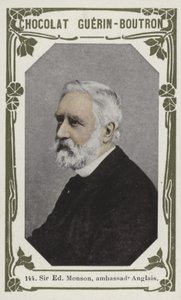 Sir Edmund Monson, engelsk ambassadør (farget bilde) av French School