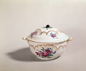 Suppeskål, laget i Tournai, 1775-80 (porselen)