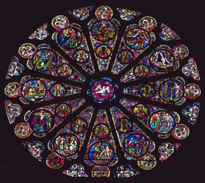 Sørrosevindu, 1235-40 av French School