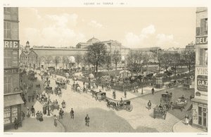 Square du Temple, 1881 av French School