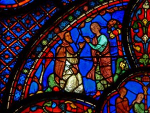 St Anthony: lytter til læren til en eremitt (w30b) av French School