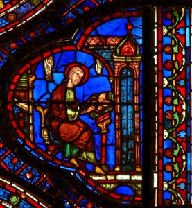 St Anthony: lesing i cellen hans (w30b) av French School