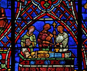 St. Apollinaire: hans begravelse (w36) av French School