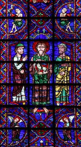 St John Baptist med Agnus Dei (w106) av French School