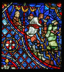 St Nicholas: reisende går i land (w29a) av French School