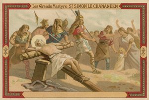 Den hellige kanaanitten Simon av French School