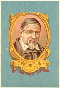 St Vincent-de-Paul (farge litho) av French School