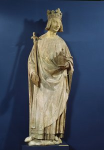 Statue av Charles V (1338-80) konge av Frankrike, 1365-80 (se også 27646)
