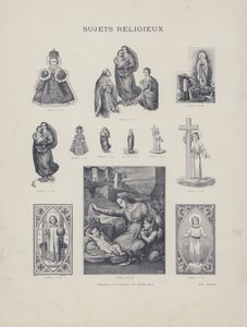 Religiøse emner (gravering) av French School