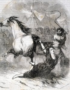 Torment of Brunehaut (eller Brunehilde) (613) - i «Histoire de France» av L.-P. Anquetil av French School