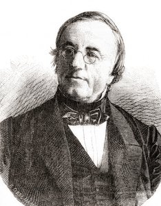 Den sveitsiske fysikeren Auguste Arthur de la Rive, fra Les Merveilles de la Science, pub.1870. av French School