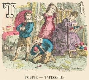 T: Topp — Tapet av French School