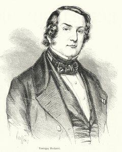 Tanneguy Duchatel , fransk politiker og innenriksminister som mistet kontoret sitt i den franske februarrevolusjonen i 1848 av French School