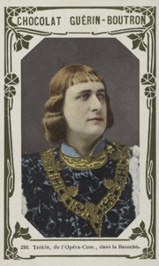 Taskin, fra Opera-Comique, i La Basoche (farget bilde) av French School