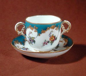 Tasse a toilette, Vincennes verksted (porselen)