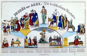 Menneskets tidsalder, ca. 1840 av French School