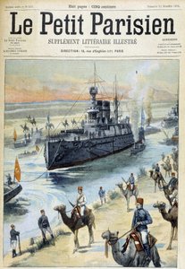 Den baltiske skvadronen krysser Suez-kanalen - i "" The Little Parisian"" fra 11.12.1904 av French School