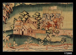 Slaget ved Jarnac, møtet mellom de to hærene 13. mars 1569 (detaljer) av French School