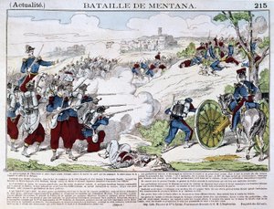 The Battle of Mentana on November 3 av French School