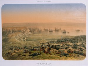 Slagmarken ved Alma etter seieren, 20. september 1854 av French School