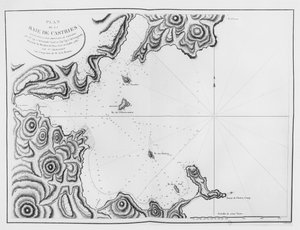 Castries-bukten, rett ved Tartary, fra reiseruten til La Pérouse av French School
