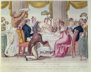 The Brides Garter, ca. 1820 av French School