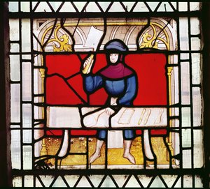 The Butchers Window (detalj) av French School