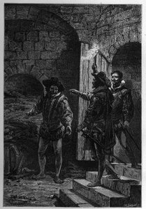 Fangsten av Guy Fawkes - Arrestering av Guy Fawkes (Guido Falxius, kjent som John Johnson, engelsk katolikk av French School