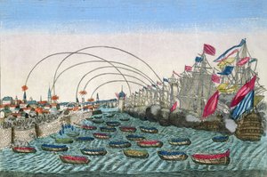 The Capture of Havana av engelskmennene i 1762 (se også 110458) av French School