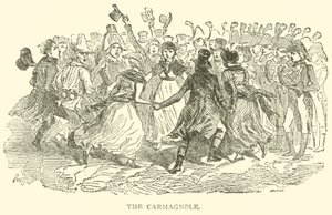 The Carmagnole (gravering) av French School
