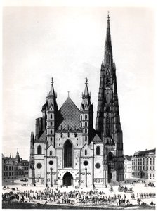 St. Stephen-katedralen i Wien, 1821 av French School