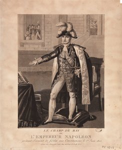 Champ de Mai, eller keiseren Napoléon som sverger troskapseden til grunnloven av French School